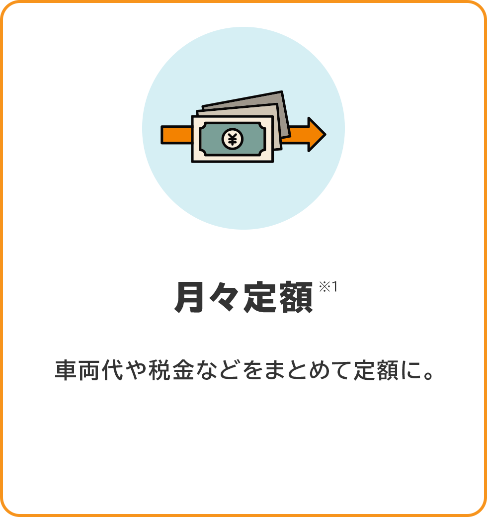 月々定額※1